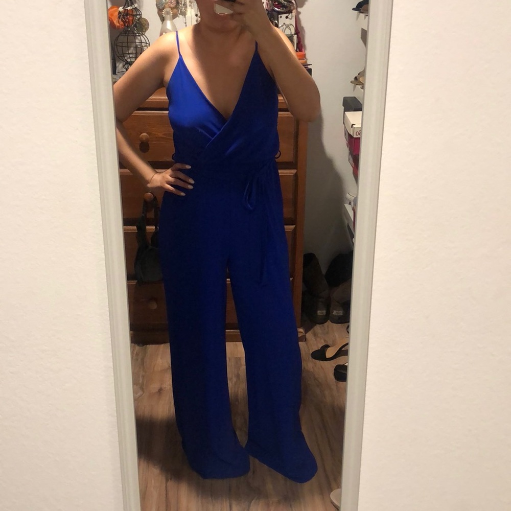 Royal blue jumpsuit